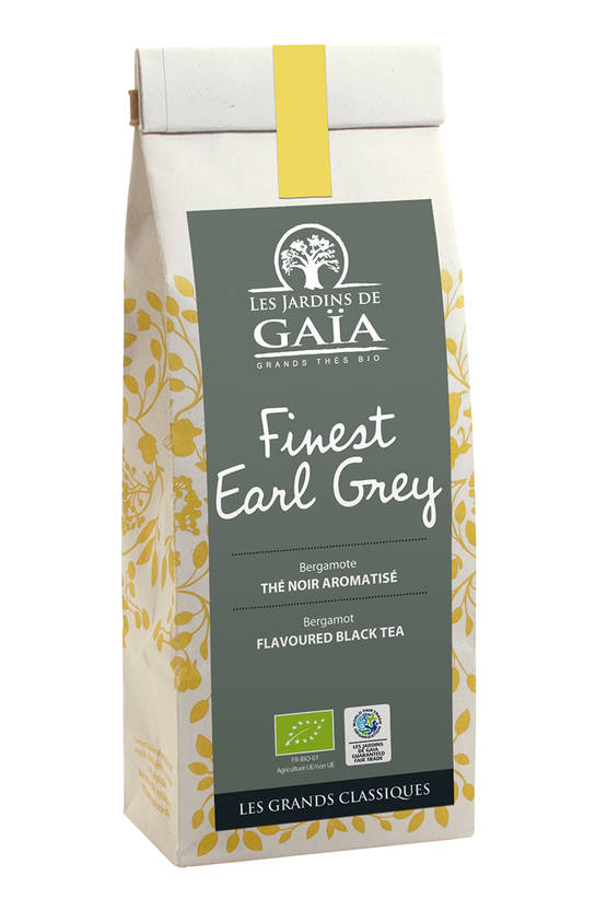 Les Jardins de Gaïa Luomu Finest Earl Grey musta irtotee 100g OUTLET