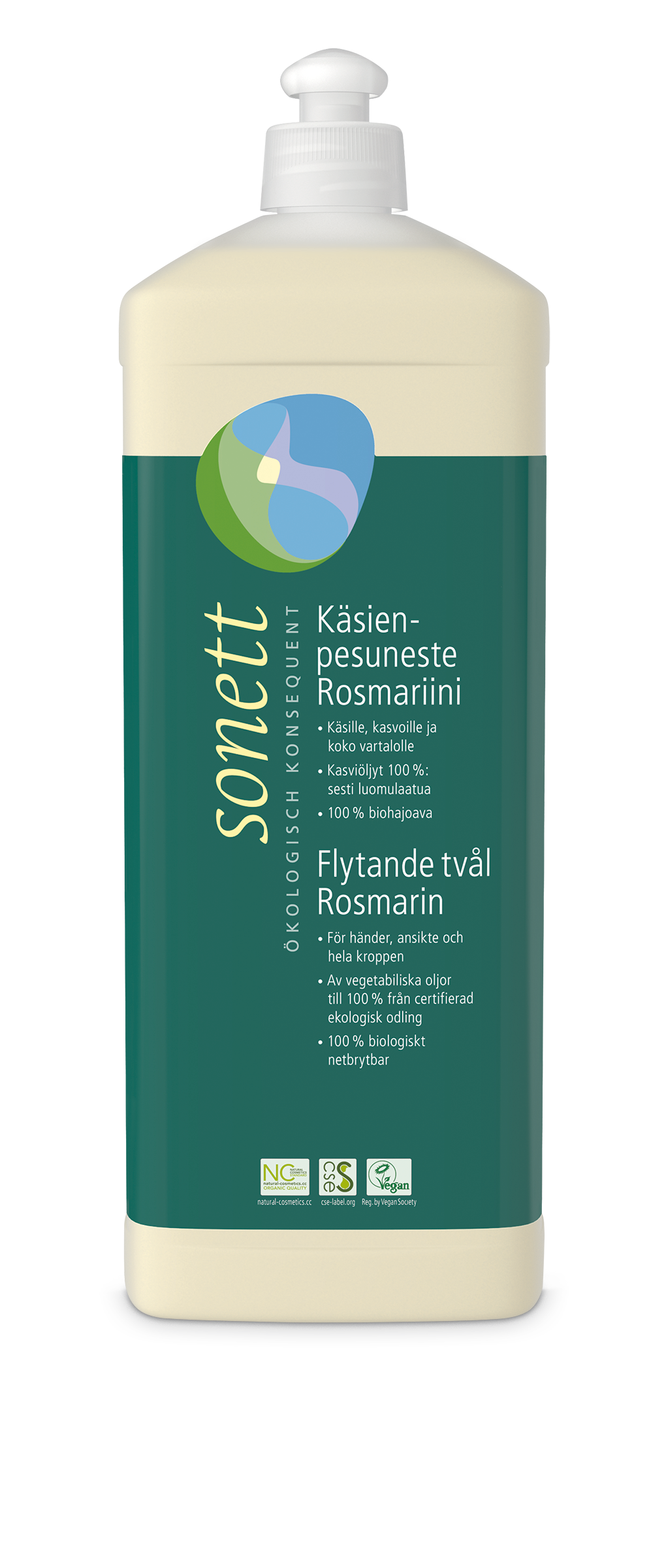 Sonett Rosmariini-käsienpesuneste 1l OUTLET