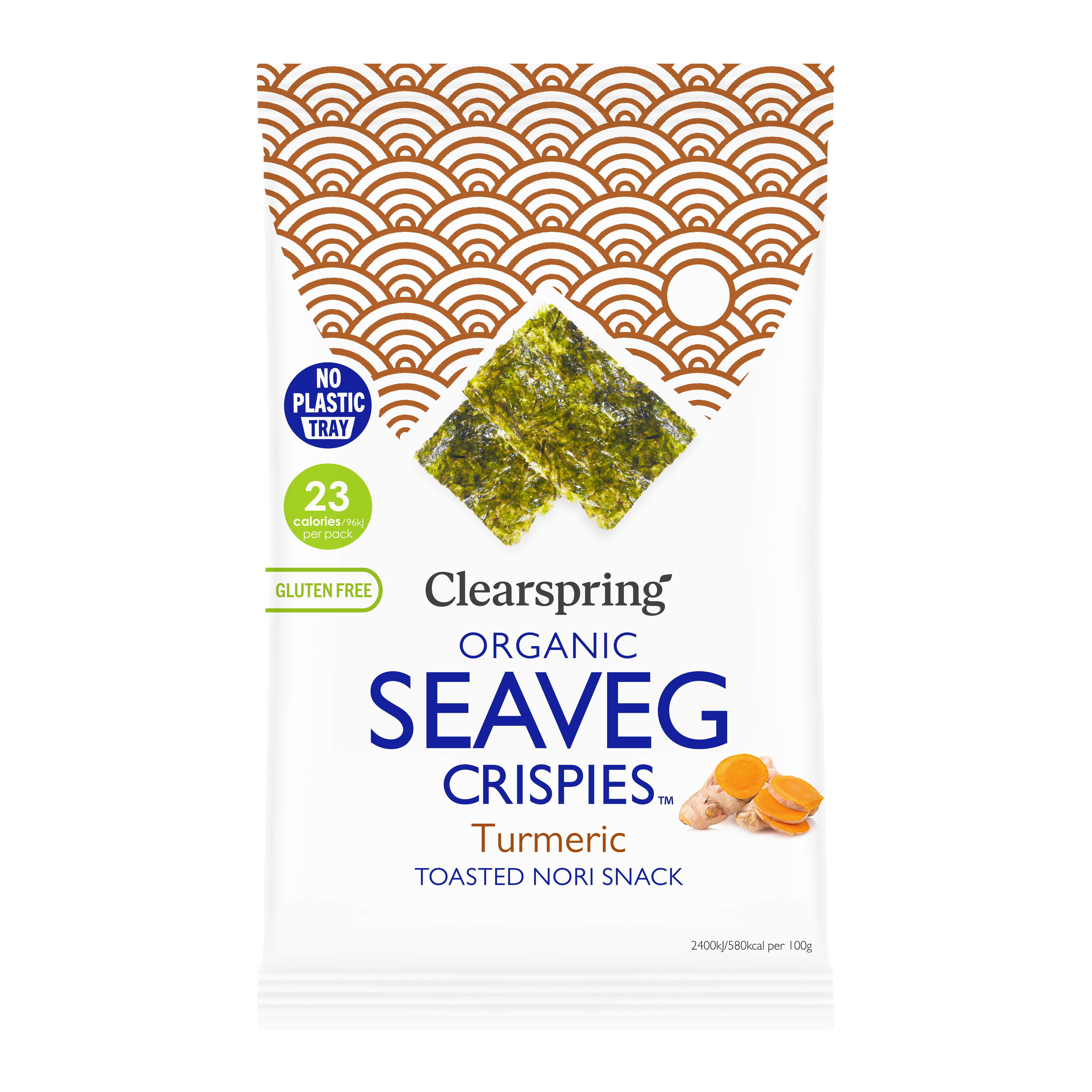 Clearspring Luomu merileväsnack Kurkuma 4g Clearspring Luomu merileväsnack Kurkuma 4g