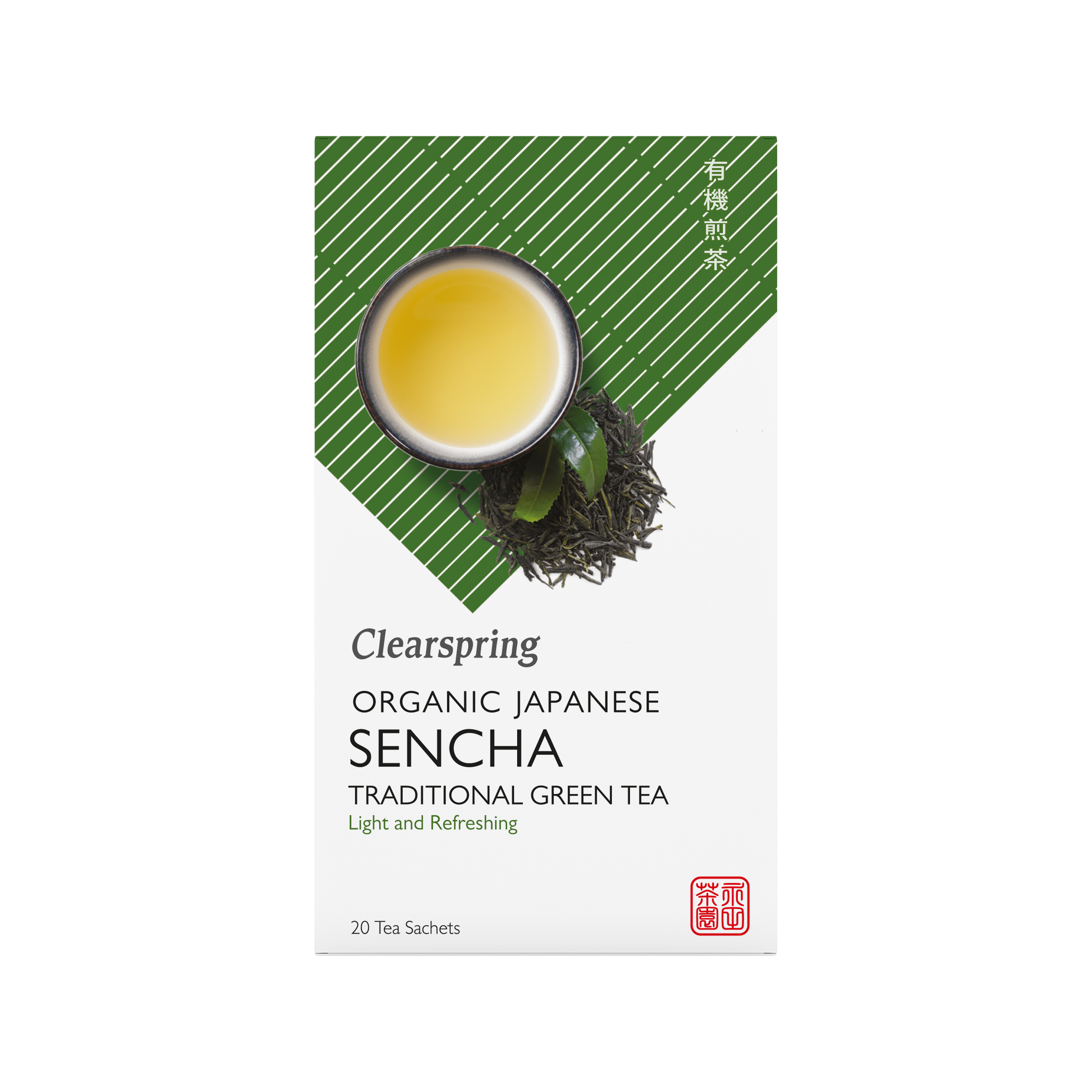 Clearspring Luomu Sencha pussitee 20pss Clearspring Luomu Sencha pussitee 20pss