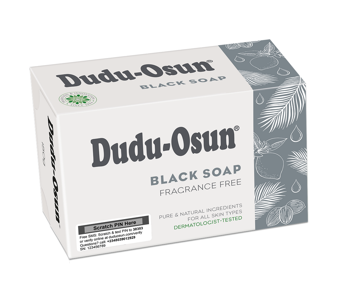 Dudu-Osun Musta saippua pure 150g 