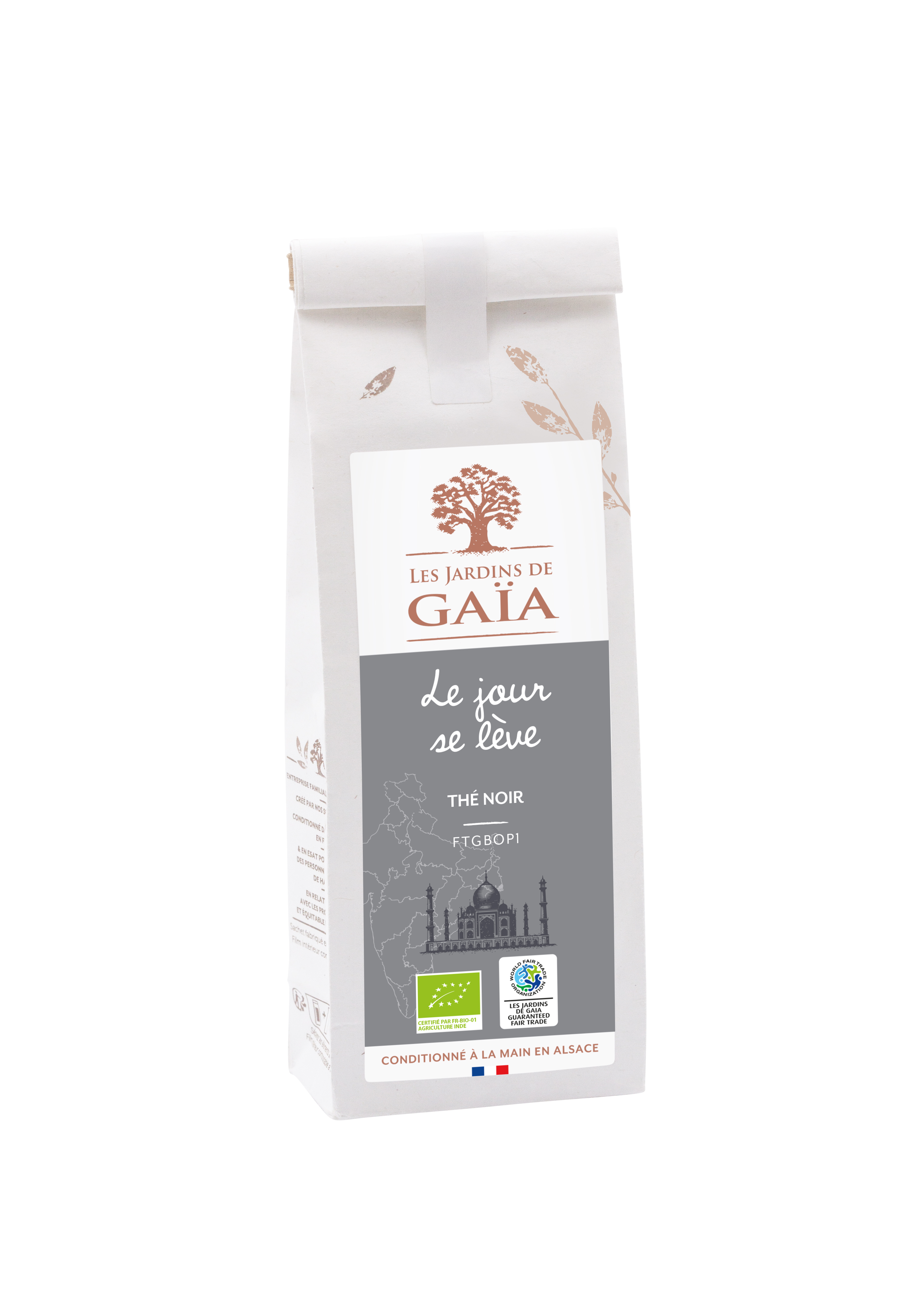 Les Jardins de Gaïa Luomu It's a New Day musta  Assam irtotee 100g