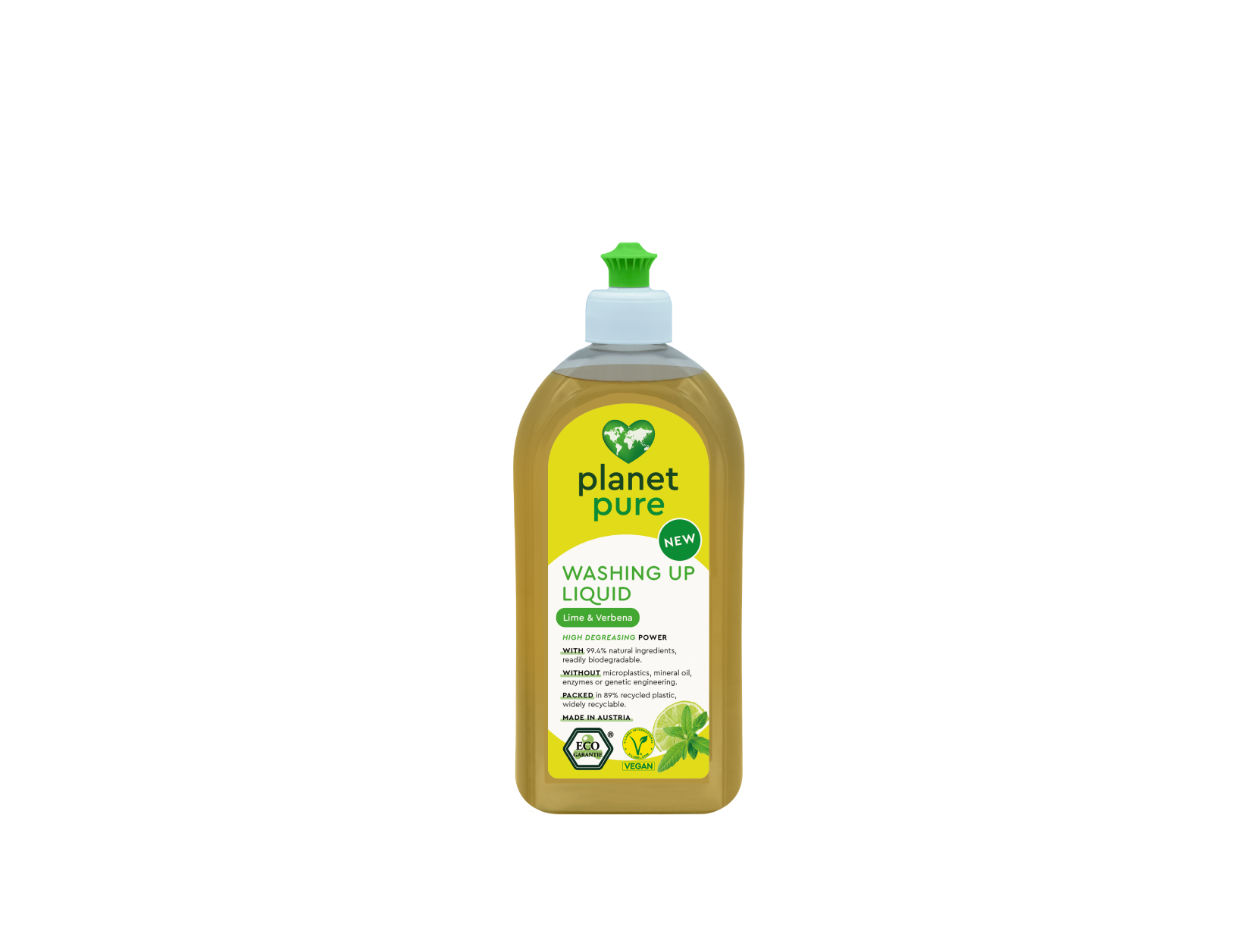 Planet Pure Astianpesuaine lime-verbena 500 ml