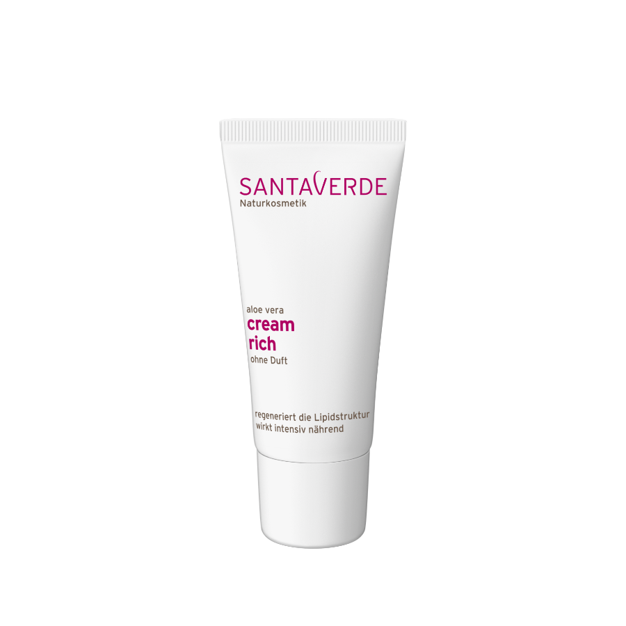 Santaverde Cream rich kosteusvoide hajusteeton 30ml OUTLET