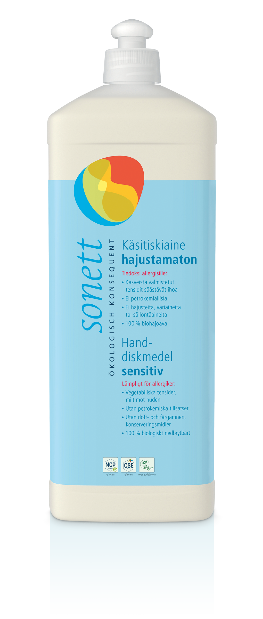 Sonett Hajusteeton Tiskiaine 1l 