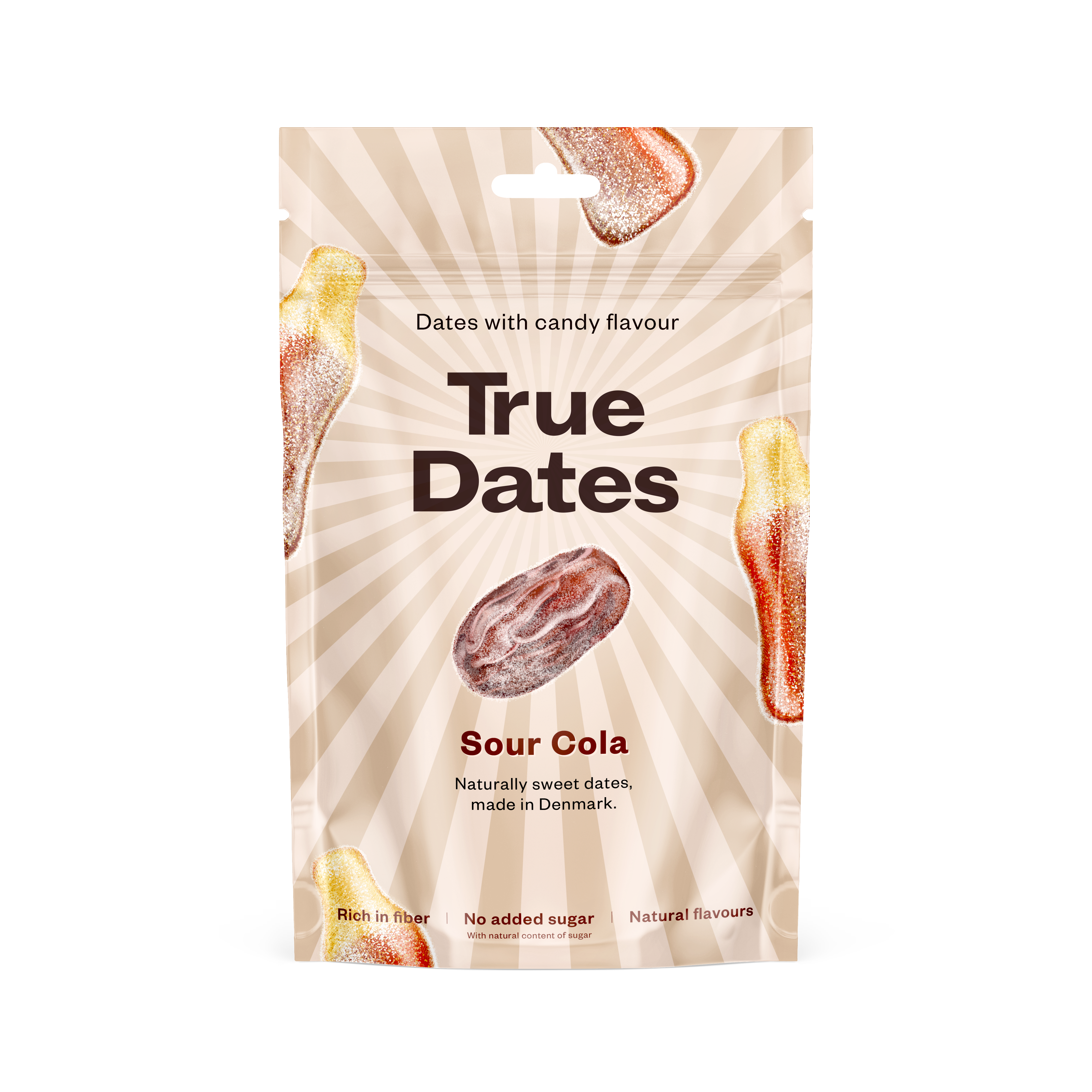 True Dates Kirpeä kola 100g