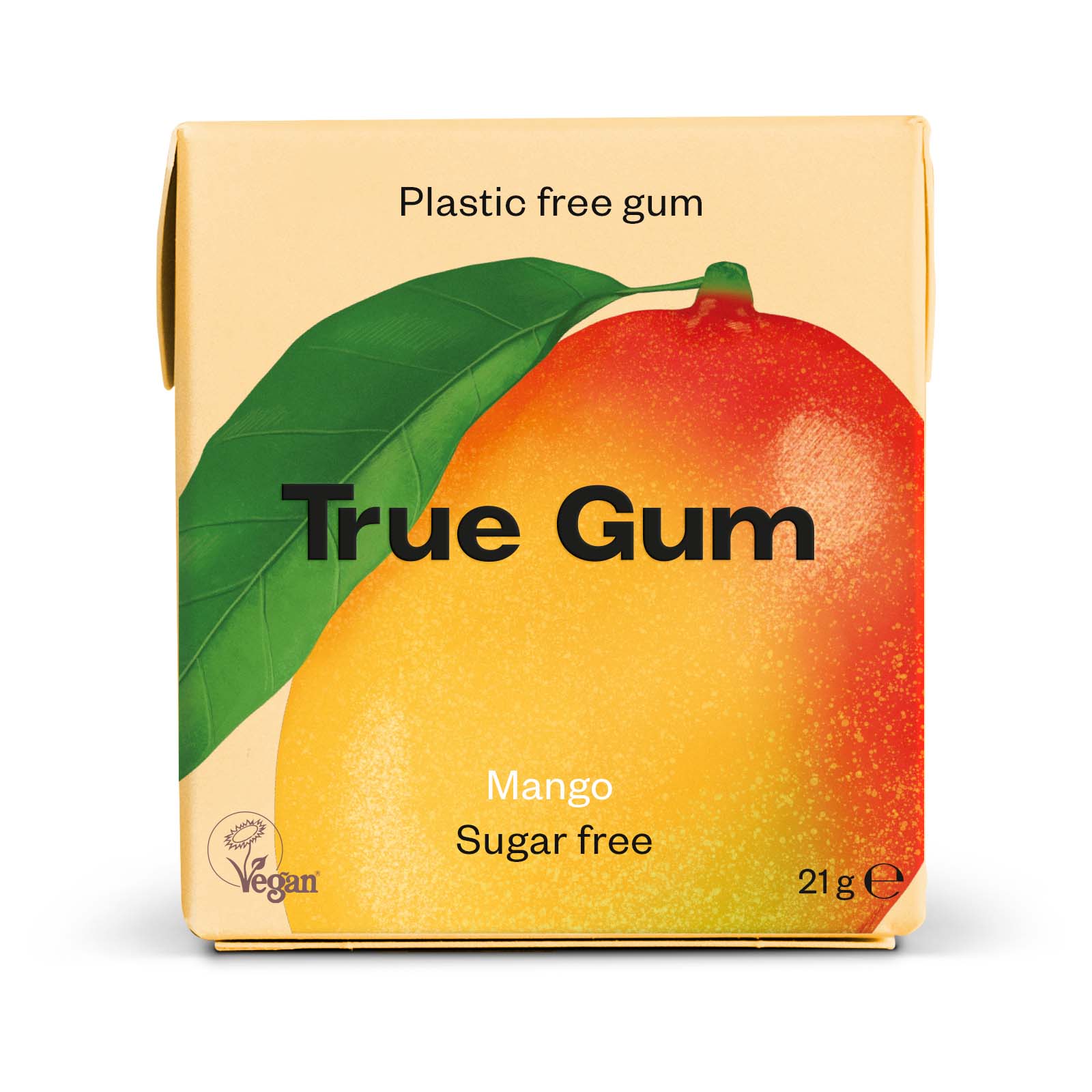 True Gum Mango luonnollinen ksylitolipurukumi 21g 