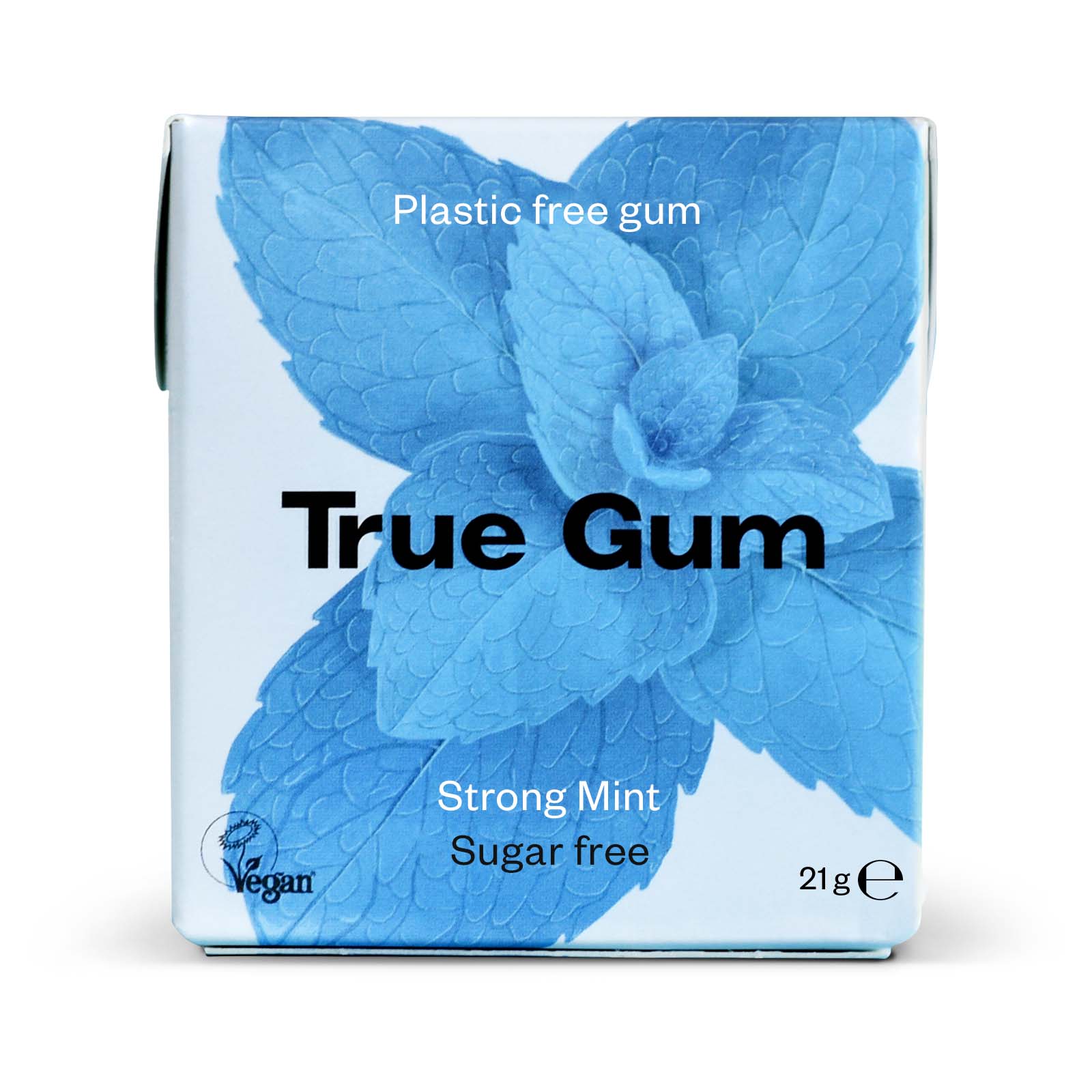 True Gum Vahva Minttu luonnollinen ksylitolipurukumi 21g 
